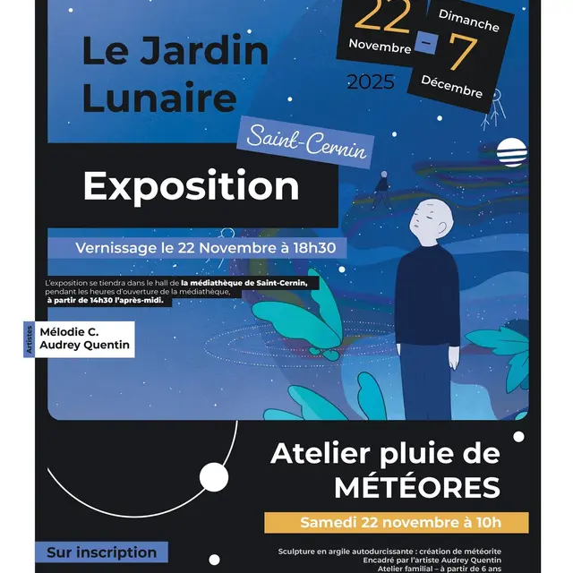 Exposition : Le Jardin lunaire_Saint-Cernin