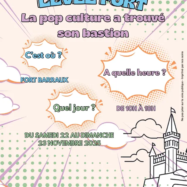 Affiche Convention Level Fort