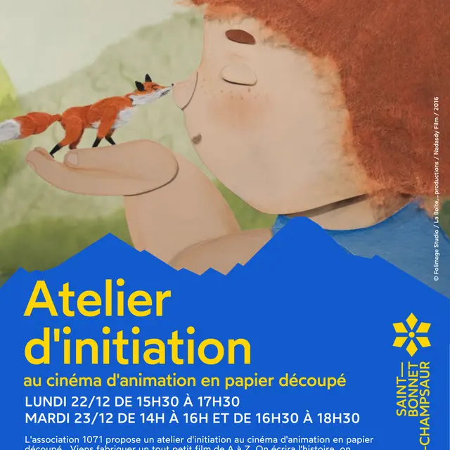 Atelier d'initiation au cinéma d'animation_Saint-Bonnet-en-Champsaur
