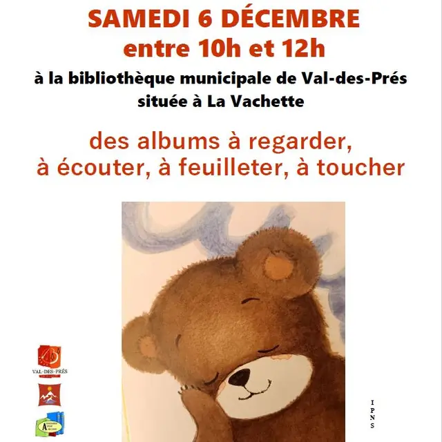 Histoires pour petites oreilles - Bibliothèque municipale_Val-des-Prés