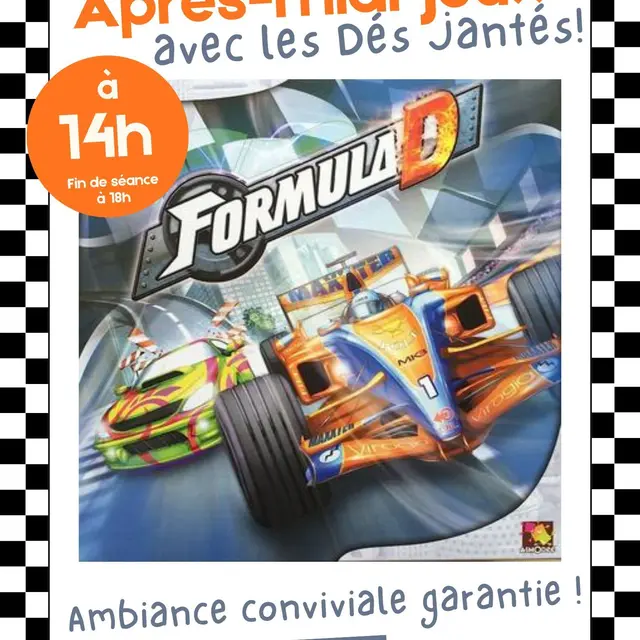 Affiche de l'après-midi jeux avec les Dés Jantés