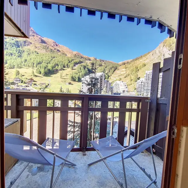 Balcon vue montagne - Appartement Pierre et Vacances La Daille