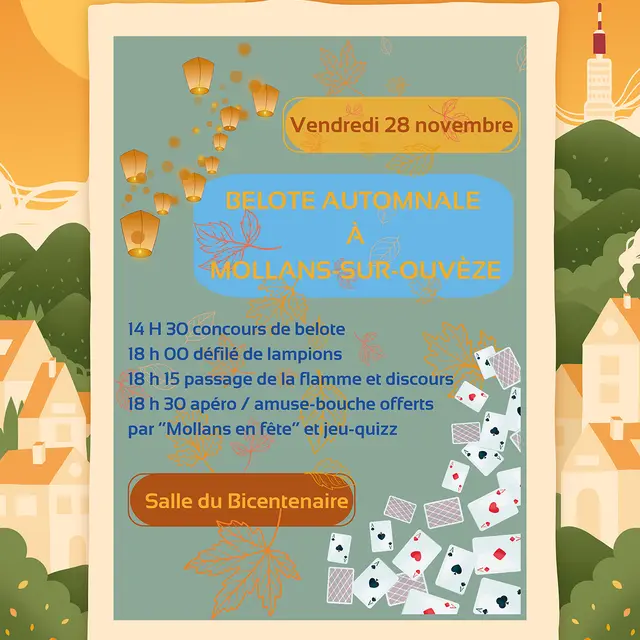 Belotes automnales à Mollans - Les Automnales en Vaison Ventoux_Mollans-sur-Ouvèze