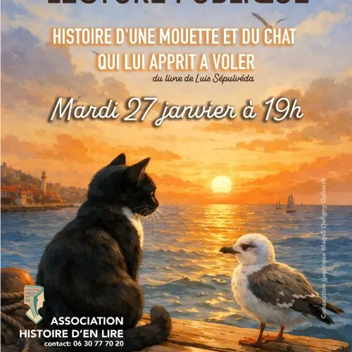 Lecture publique : Histoire d'une mouette et du chat qui lui apprit à voler_Saint-Maximin-la-Sainte-Baume
