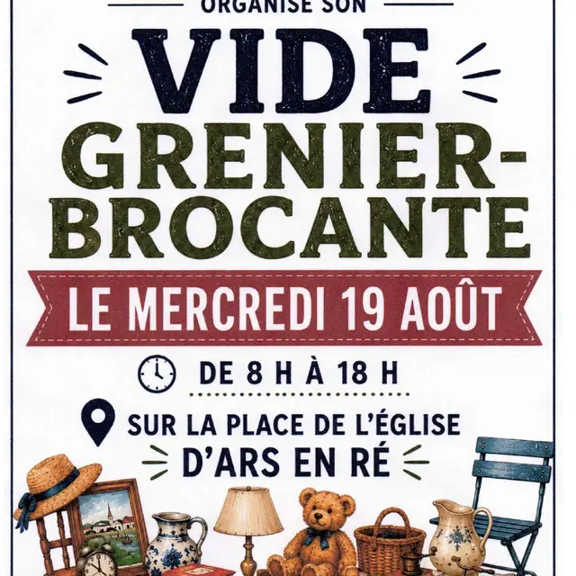 Affiche du vide-grenier Ars-Naucelles