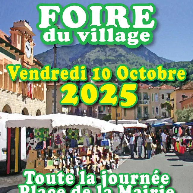 Foire du Village : 10 Octobre_Roquebillière
