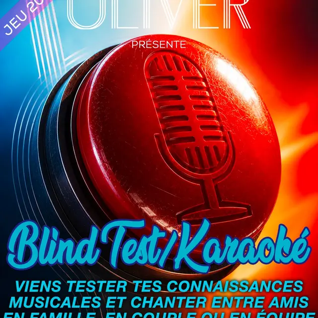 Soirée blind test et karaoké à l'Oliver_Orange