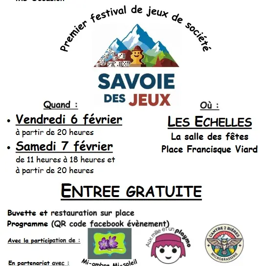 Festival Savoie des Jeux_Les Échelles