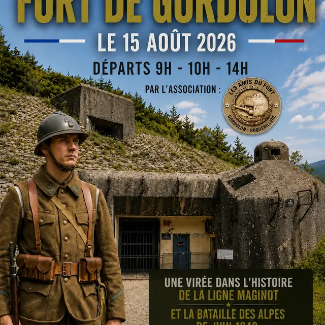Visite Fort de Gordolon_Roquebillière