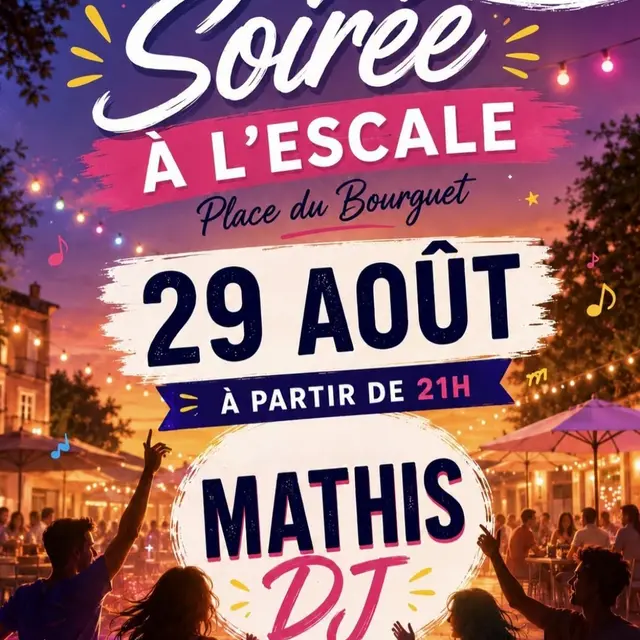Soirée avec DJ à L'Escale_L'Escale