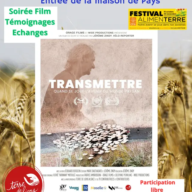 Projection du film Transmettre