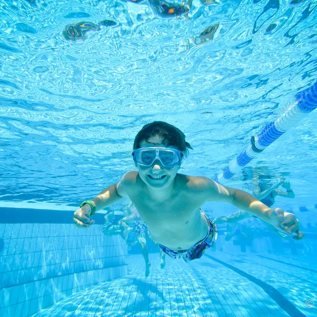 Cours de natation au Grand-Bornand