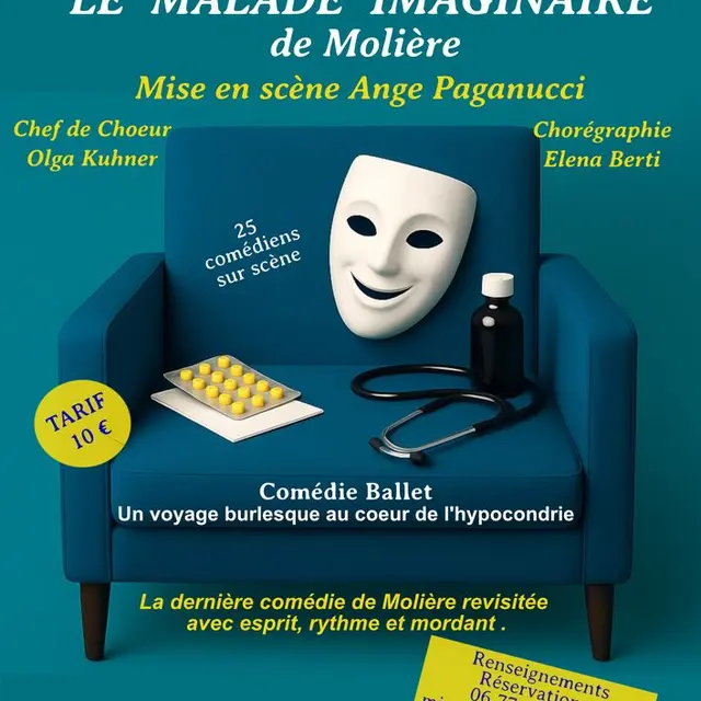 Théâtre : Le malade imaginaire de Molière_Vacqueyras