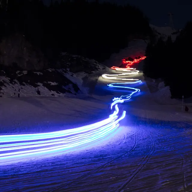Descente aux flambeaux_Flaine