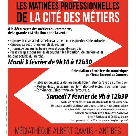 À la découverte des métiers du commerce, de la grande distribution et de la vente avec la Cité des Métiers_Antibes
