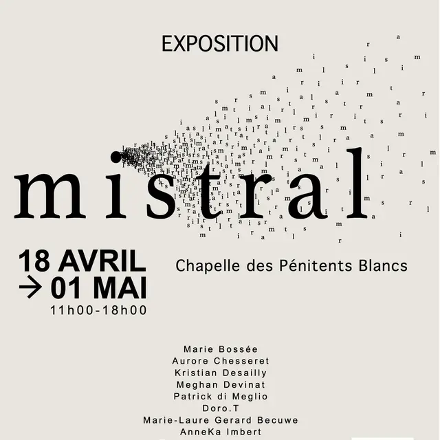13 artistes jouent avec le mistral