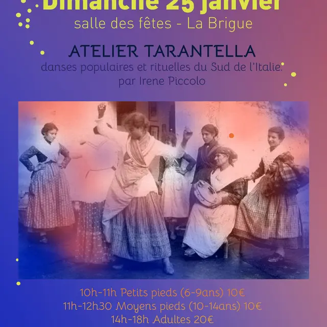 Atelier Tarantella, Foyer Rural_La Brigue