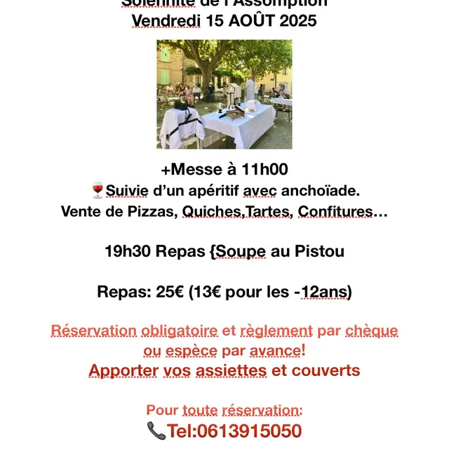 Kermesse Paroissiale Hameau de La Mourre_La Garde-Freinet