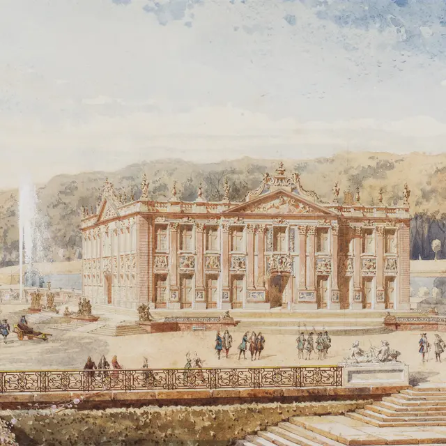 Vue du pavillon royal