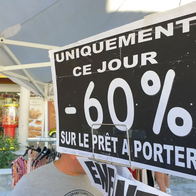 Grande braderie des commerçants_La Foux d’Allos