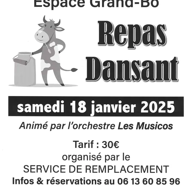 Dîner dansant à l'Espace Grand-Bo