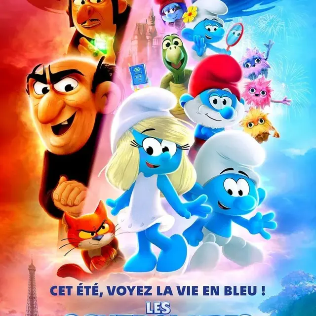 Cinema en plein-air Les Schtroumpfs, le film_Fayence
