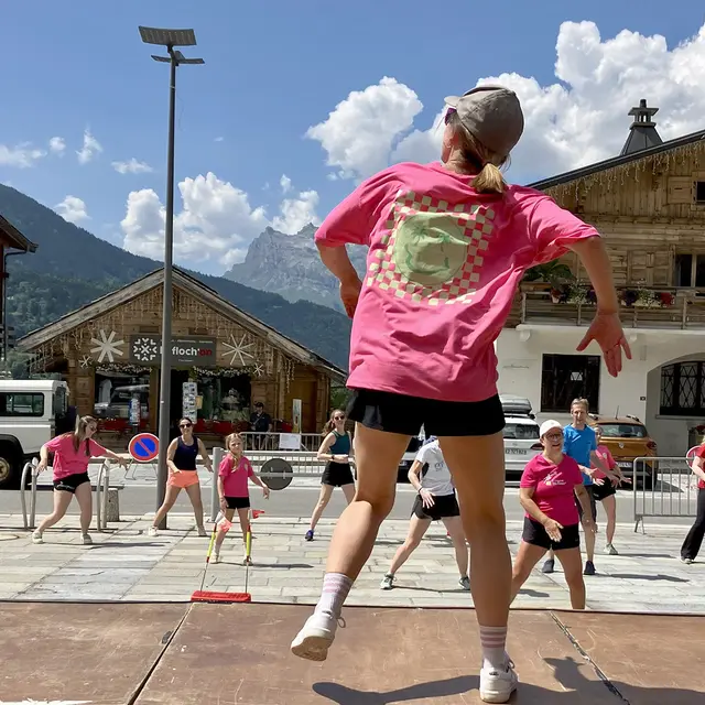 Initiation Zumba en plein air_Les Houches