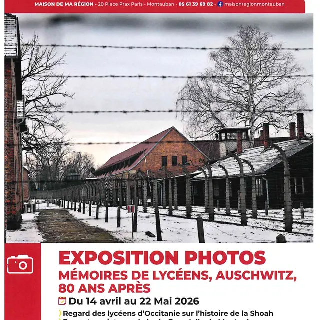 Exposition photo - Mémoires de lycéens, Auschwitz 80 ans après_Montauban