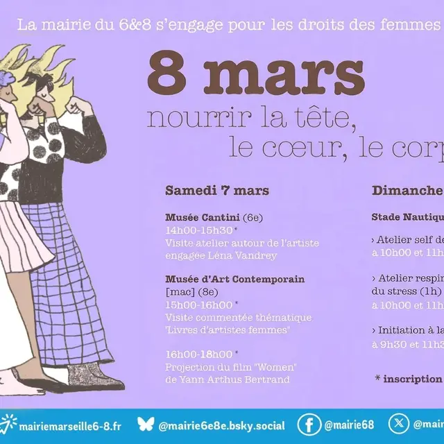 Journée Internationale des Droits de la Femme dans le 6&8_Marseille