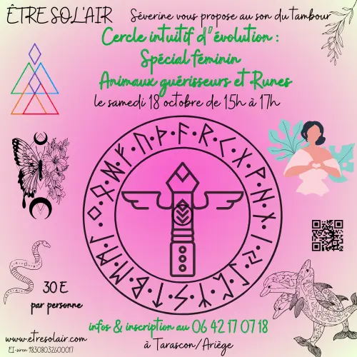 Atelier Cercle intuitif d'évolution : Spécial féminin_Tarascon-sur-Ariège
