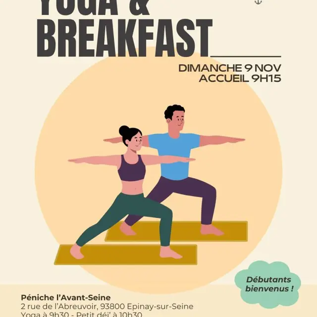 Animation - Yoga & breakfast_Épinay-sur-Seine