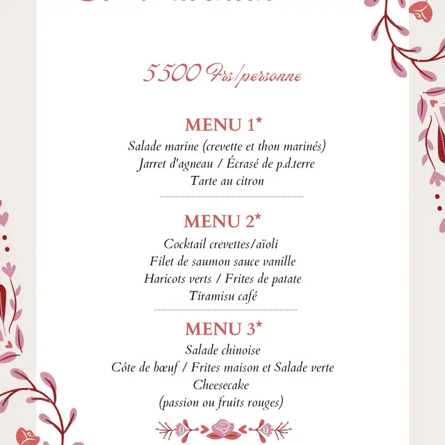 Saint Valentin au Sweet Café_Bourail