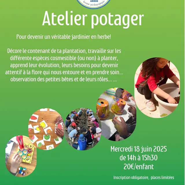 Ferme de P.A.N : Atelier Potager_Arignac