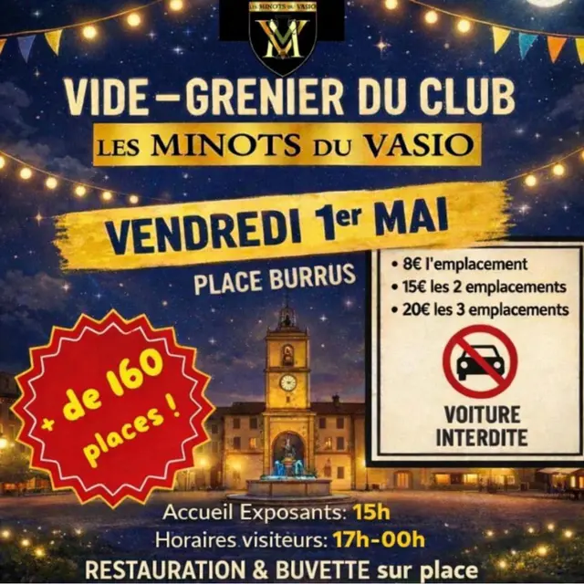 Vide grenier - Les Minots du Vasio_Vaison-la-Romaine