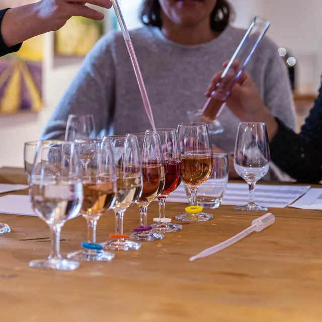 Atelier assemblage de rosé