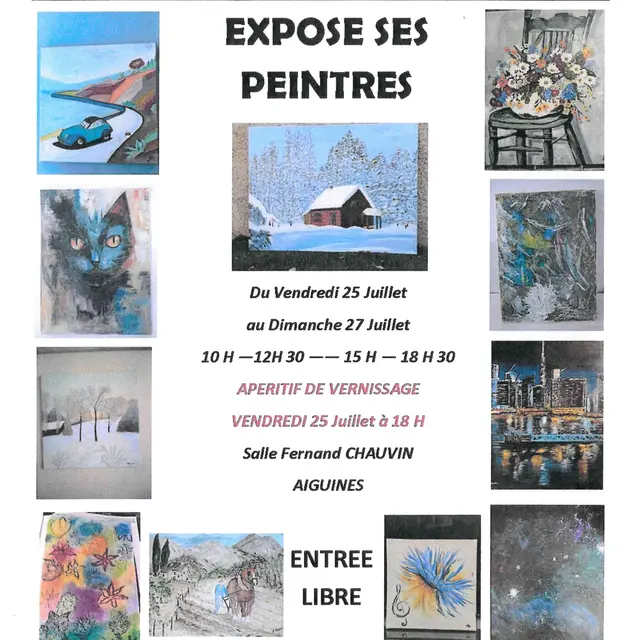 Exposition de peintures