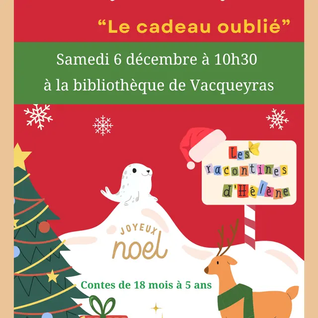 Racontine de Noël : Le cadeau oublié_Vacqueyras