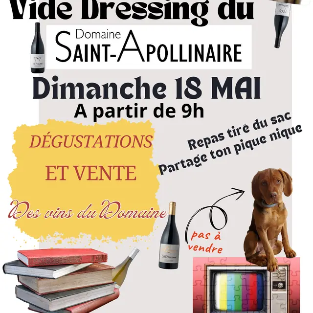 Le vide grenier du Domaine Saint Apollinaire_Puyméras