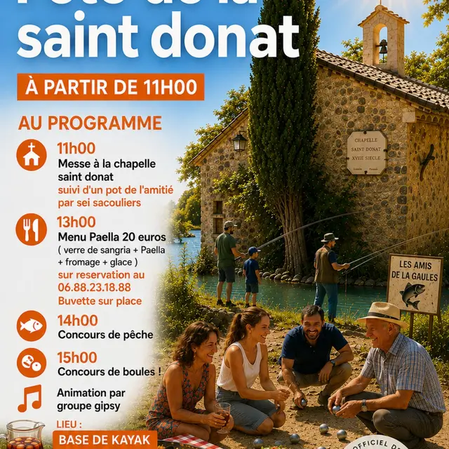 Fête patronale de la Saint-Donat_La Colle-sur-Loup