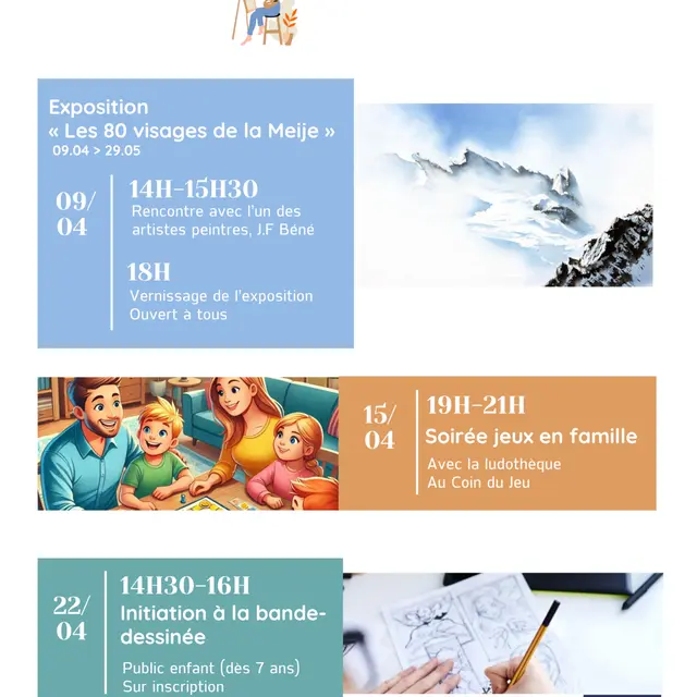 Les rendez-vous de la bibliothèque