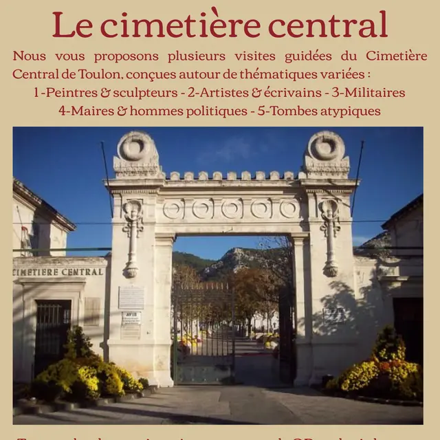 Visite commentée du cimetière central Peintres et sculpteurs_Toulon