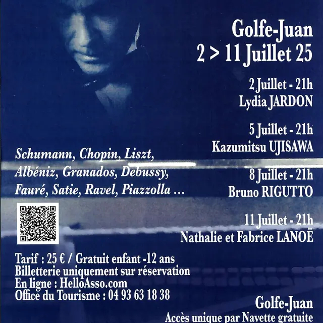 Soirée Piano au Mas Claude Kahn_Vallauris Golfe - Juan