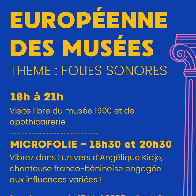 Affiche Nuit Européenne des Musées