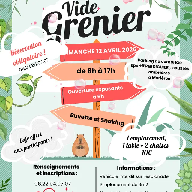 Vide grenier de Morières cœurs en fêtes_Morières-lès-Avignon