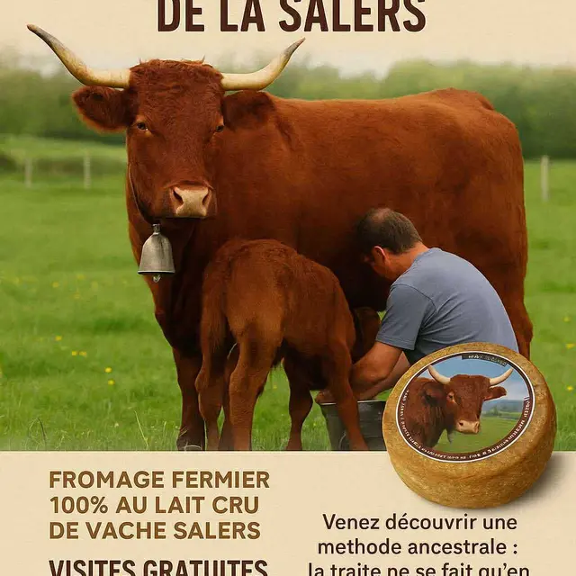 Gaec Cambon : visites gratuites, traite traditionnelle e la Salers_Saint-Paul-des-Landes