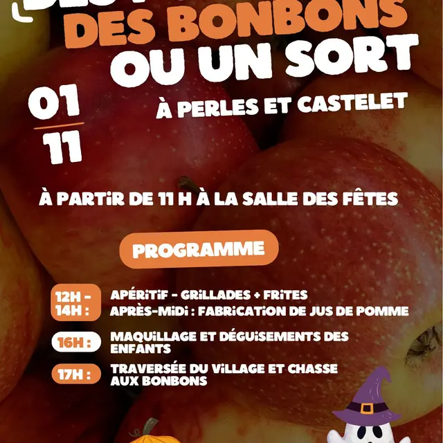 Des Pommes, des Bonbons ou un Sort_Perles-et-Castelet