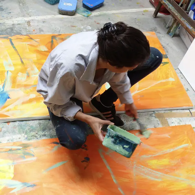 Atelier Peinture au couteau – Barbara Rosé Joanny_Passy