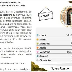 Le prix des lecteurs du Var_Bauduen