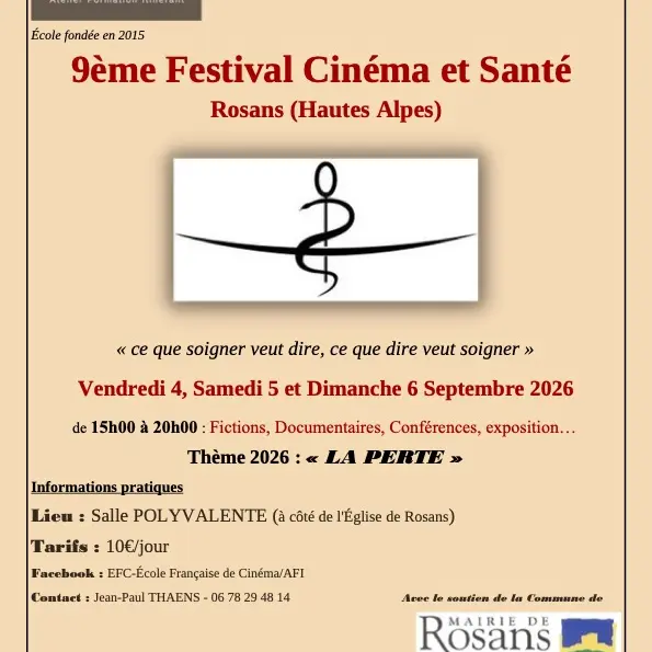 9ème Festival Cinéma et Santé_Rosans