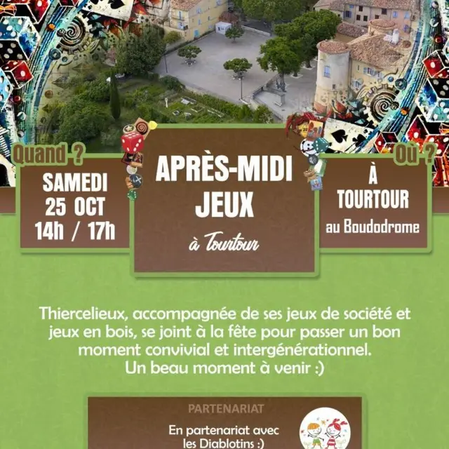 Après-midi Jeux de société avec Thiercelieux à Tourtour_Tourtour